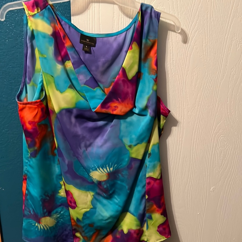 Worthington blouse size Large great condition